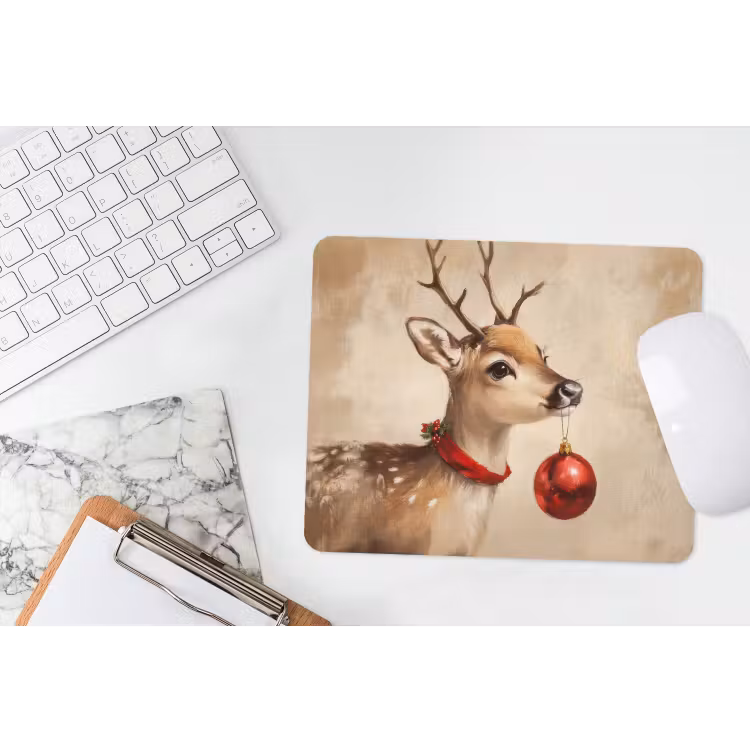 Muismat - Kerst - Hert - Gewei - Kerstbal - Rendier — 2