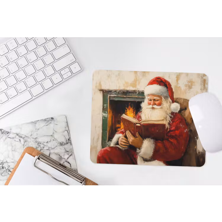 Muismat - Kerst - Kerstman - Winter - Open Haard — 2