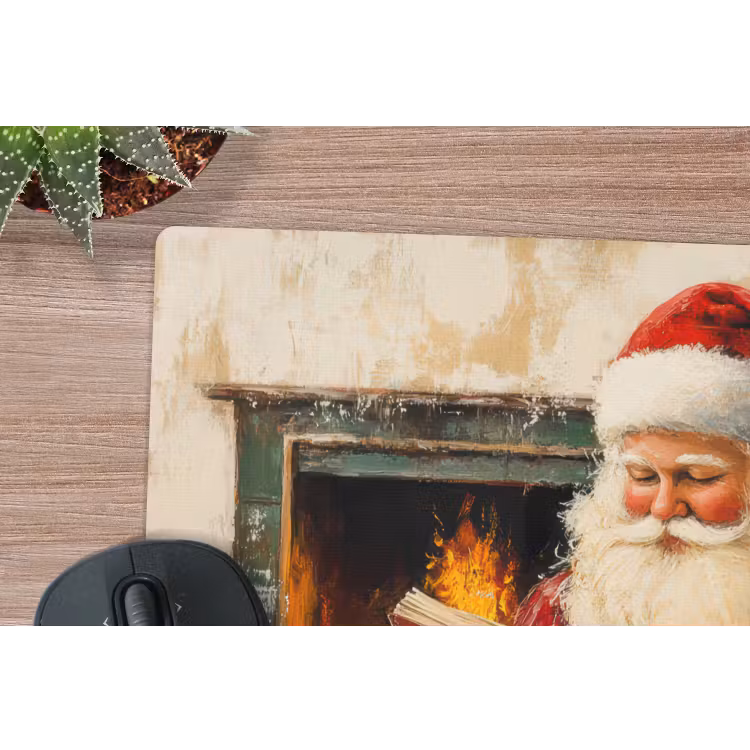 Muismat - Kerst - Kerstman - Winter - Open Haard — 4