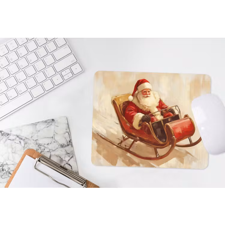 Muismat - Kerst - Slee - Kerstman — 2