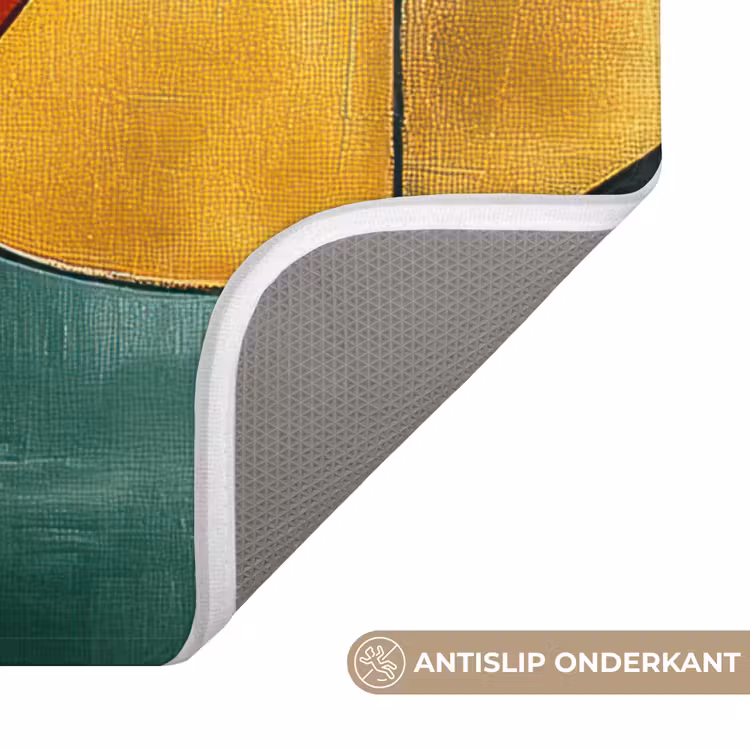 WC Mat - Abstract - Kerst - Goud - Rood - Groen — 4