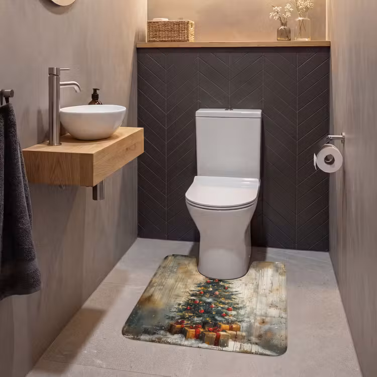 WC Mat - Kerstboom - Vintage - Kerst - Cadeau — 2