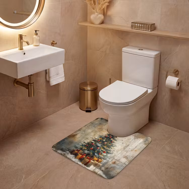 WC Mat - Kerstboom - Vintage - Kerst - Cadeau — 3