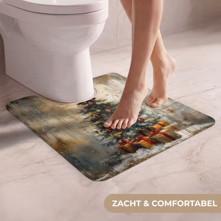 WC Mat - Kerstboom - Vintage - Kerst - Cadeau — 5