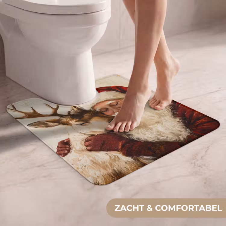 WC Mat - Kerstman - Rendier - Kerst - Christmas — 5