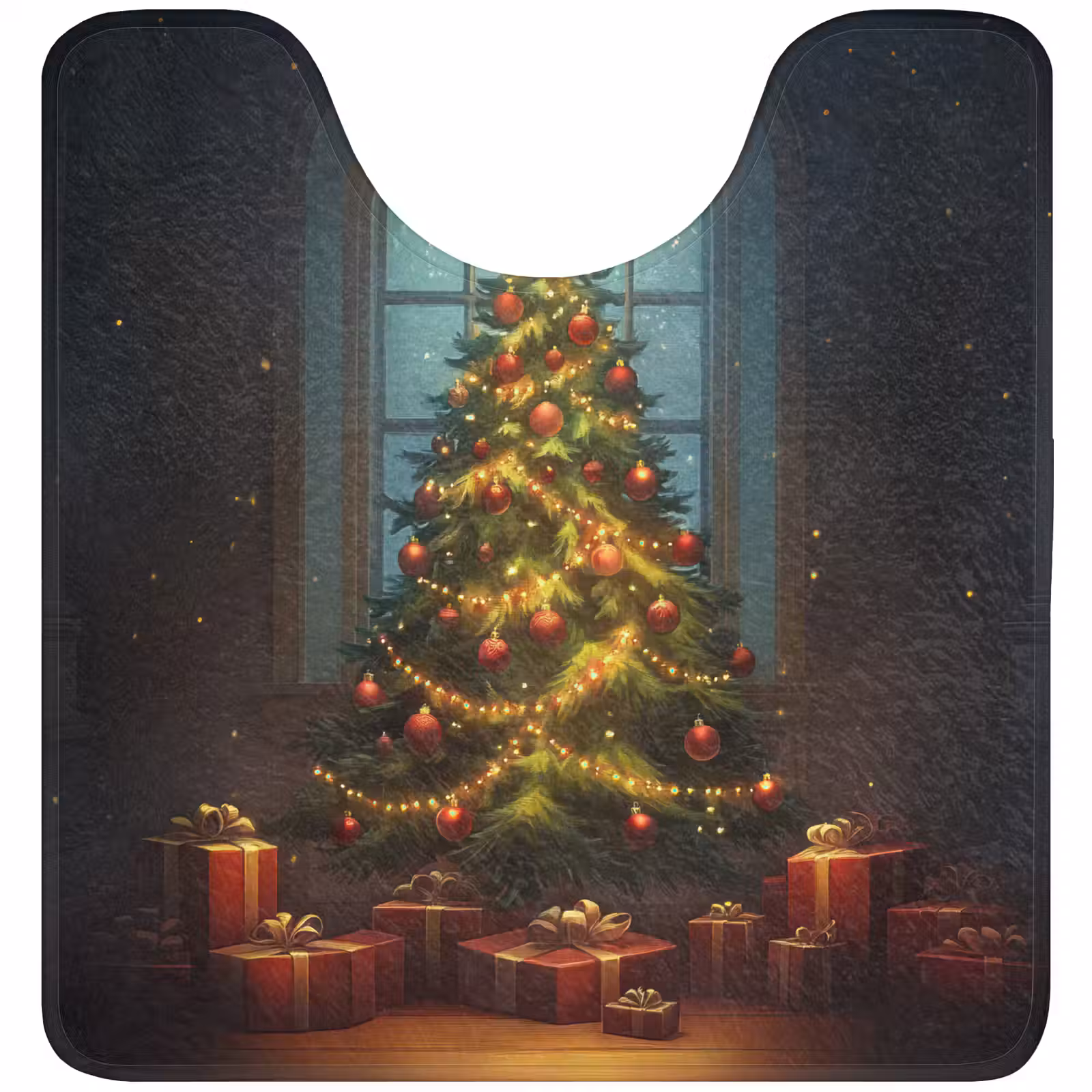 WC Mat - Kerstboom - Cadeau - Kerst - Winter — 1