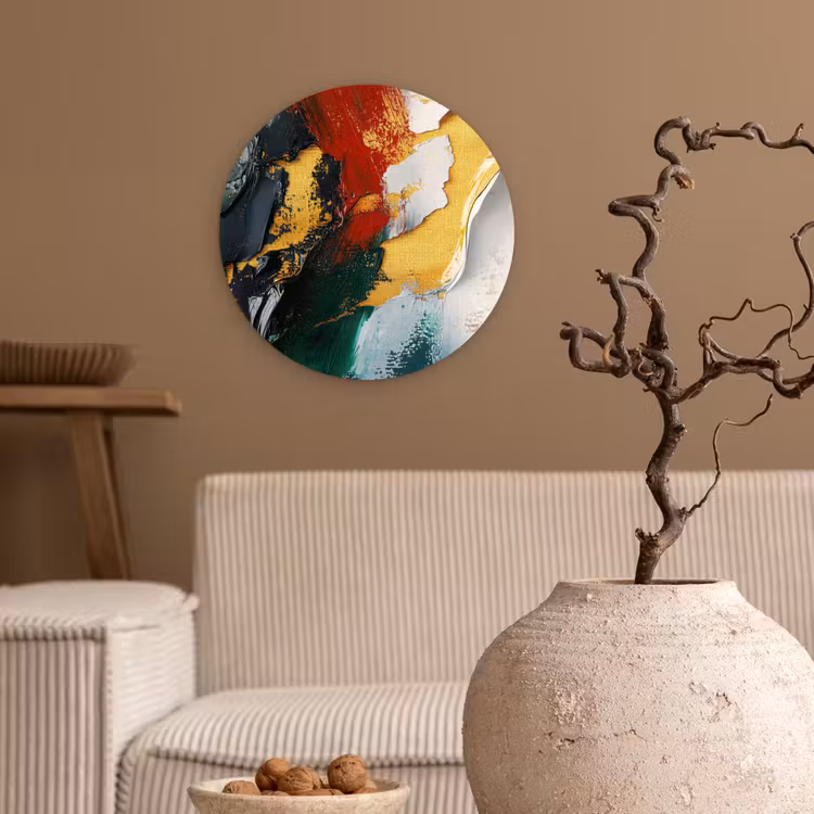 Muurcirkel - Modern - Kerst - Abstract - Goud — 2