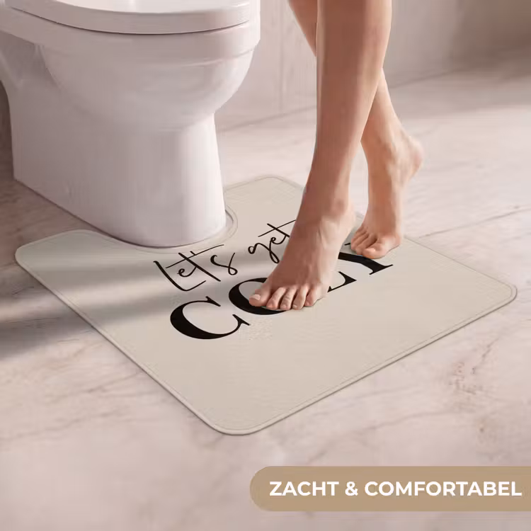 WC Mat - Beige - Winter - Quote - Cozy — 5