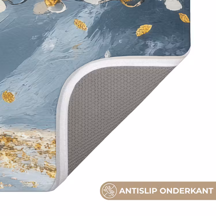 WC Mat - Boom - Winter - Levensboom - Modern - Goud — 4