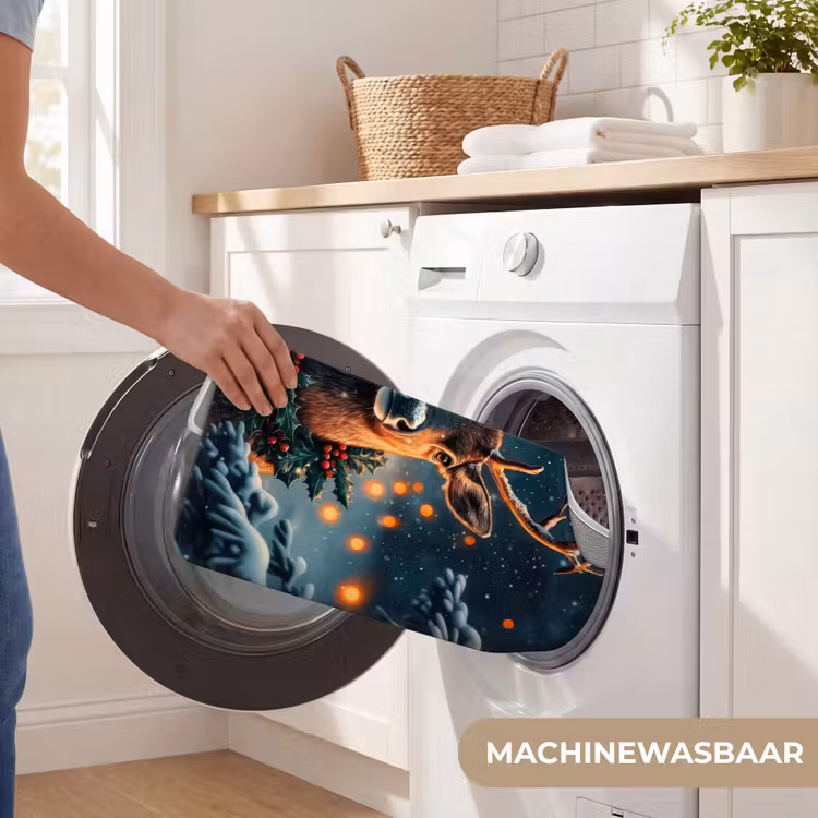 WC Mat - Hert - Kerst - Winter - Sneeuw - Kerstkrans — 6