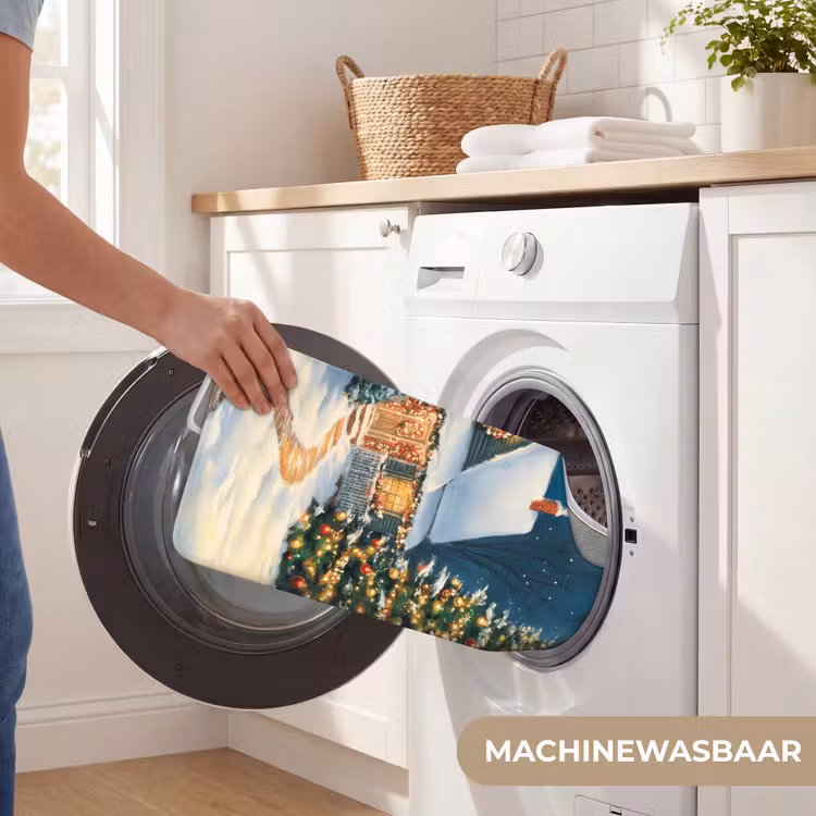 WC Mat - Kerst - Kerstboom - Winter - Huis - Sneeuw — 6