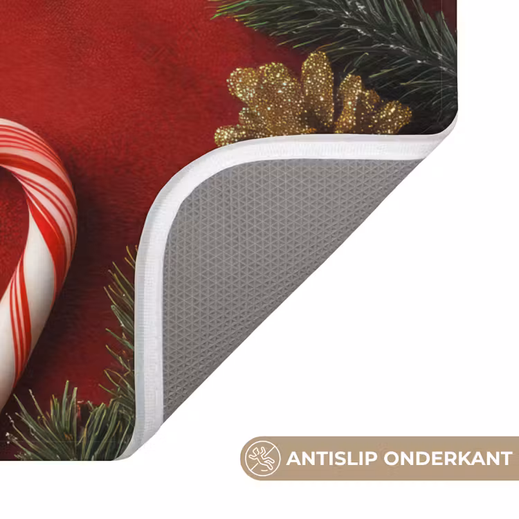 WC Mat - Kerst - Quote - Rood - Kerstballen — 4