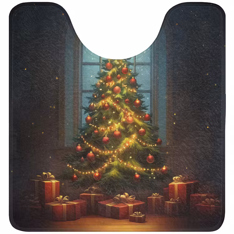WC Mat - Kerstboom - Cadeau - Kerst - Winter — 1