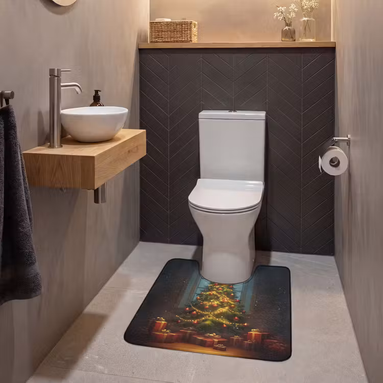 WC Mat - Kerstboom - Cadeau - Kerst - Winter — 2