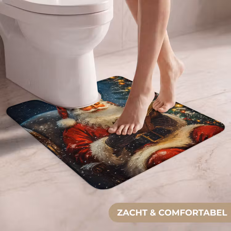 WC Mat - Kerstman - Kerst - Winter - Kerstboom — 5