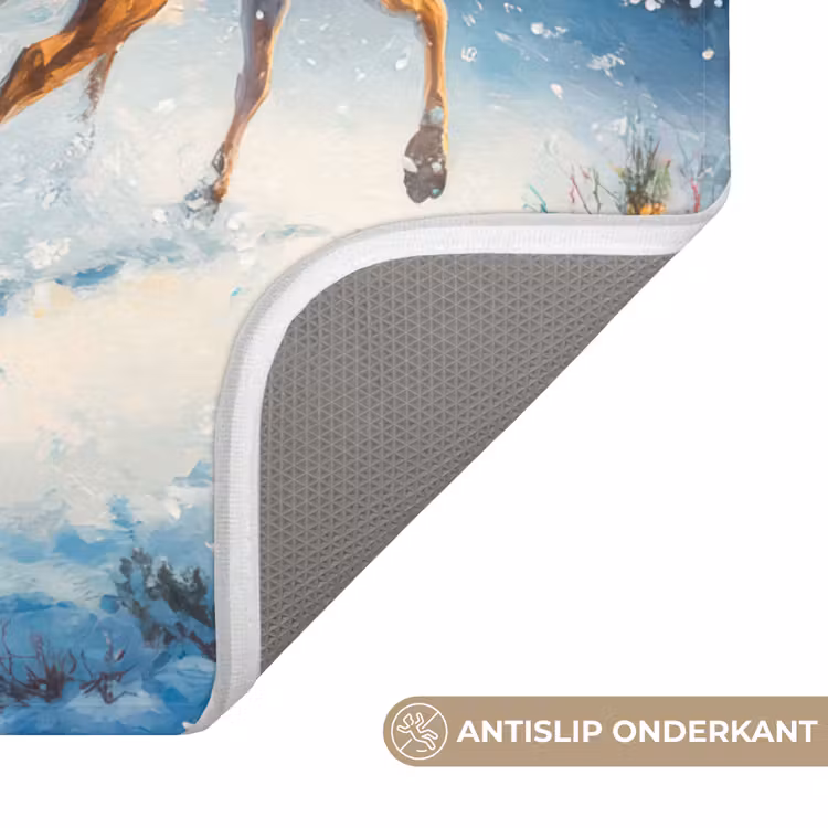WC Mat - Kerstman - Rendier - Kerst - Sneeuw — 4