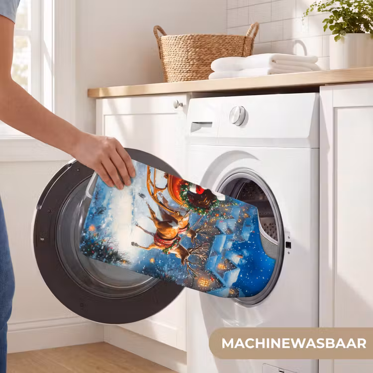 WC Mat - Kerstman - Rendier - Kerst - Sneeuw — 6