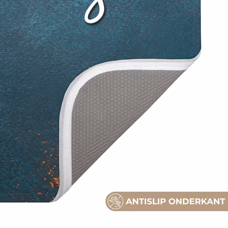 WC Mat - Merry Christmas - Blauw - Kerst - Winter — 4