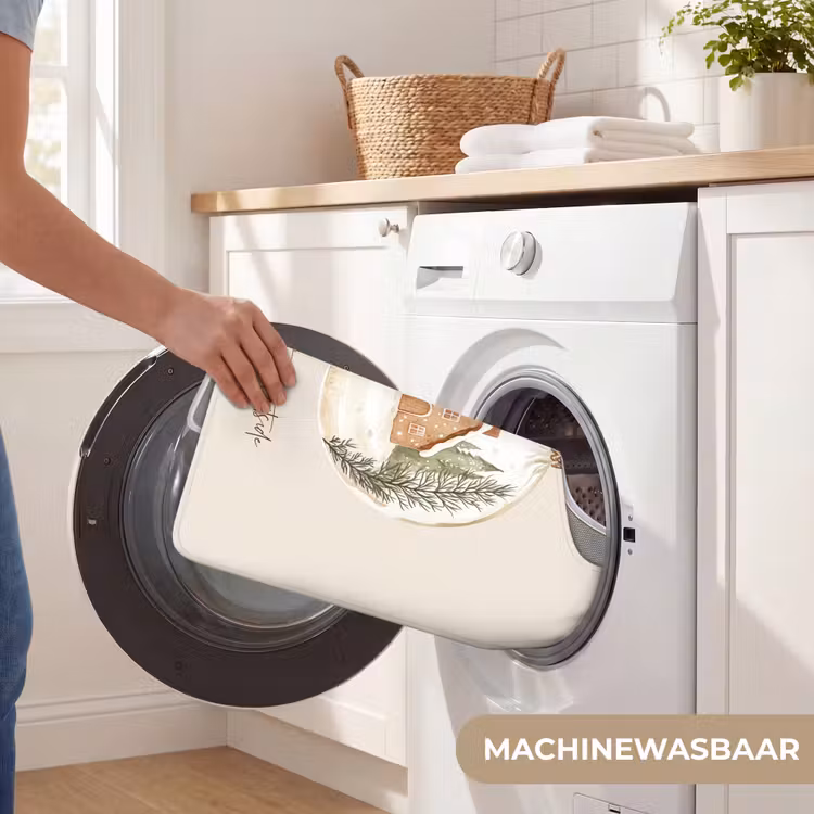 WC Mat - Quote - Winter - Kerst - Beige - Kerstbal — 6