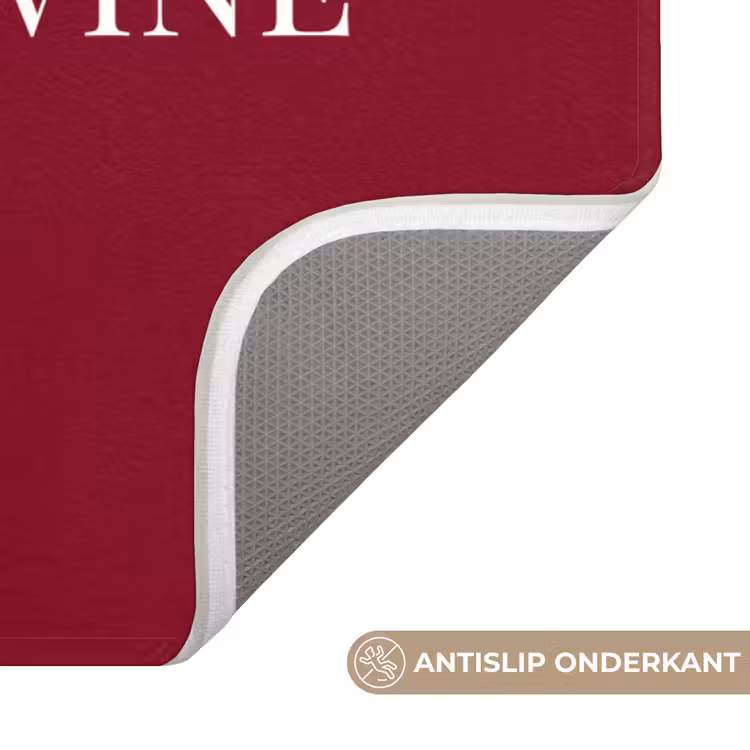 WC Mat - Santa - Wine - Rood - Kerst - Kerstman — 4