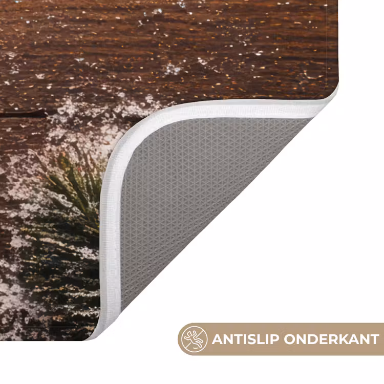 WC Mat - Sneeuw - Houtlook - Quote - Let it snow — 4