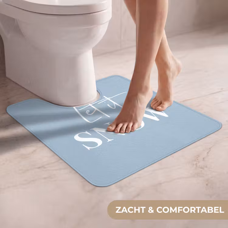 WC Mat - Sneeuw - Winter - Blauw - Let it snow — 5