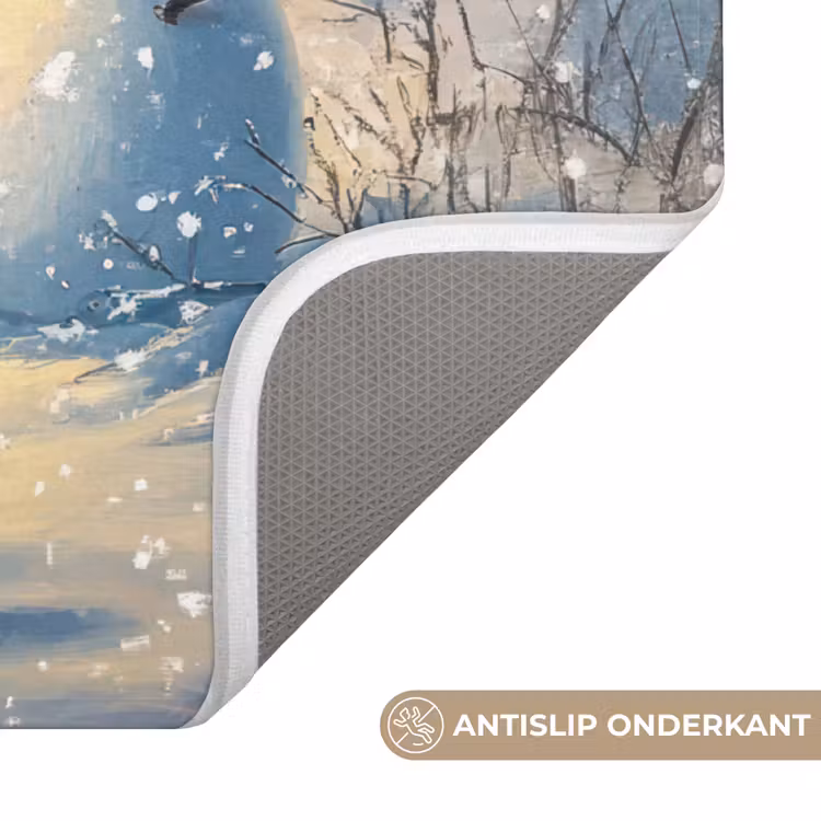 WC Mat - Sneeuwpop - Sneeuw - Winter - Bos — 4