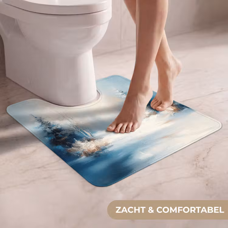 WC Mat - Wald – Winter – Natur – Abstrakt – Schnee — 5
