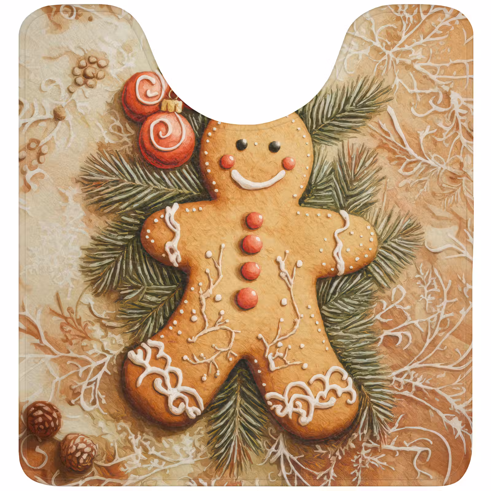 WC Mat - Kerstmis - Koekje - Poppetje - Speculaas — 1