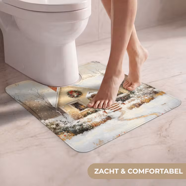 WC Mat - Kerst - Huis - Winter - Sneeuw — 5
