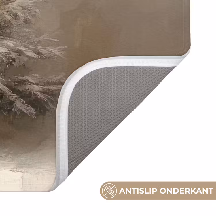 WC Mat - Kerst - kerstboom - Sneeuw - Art — 4