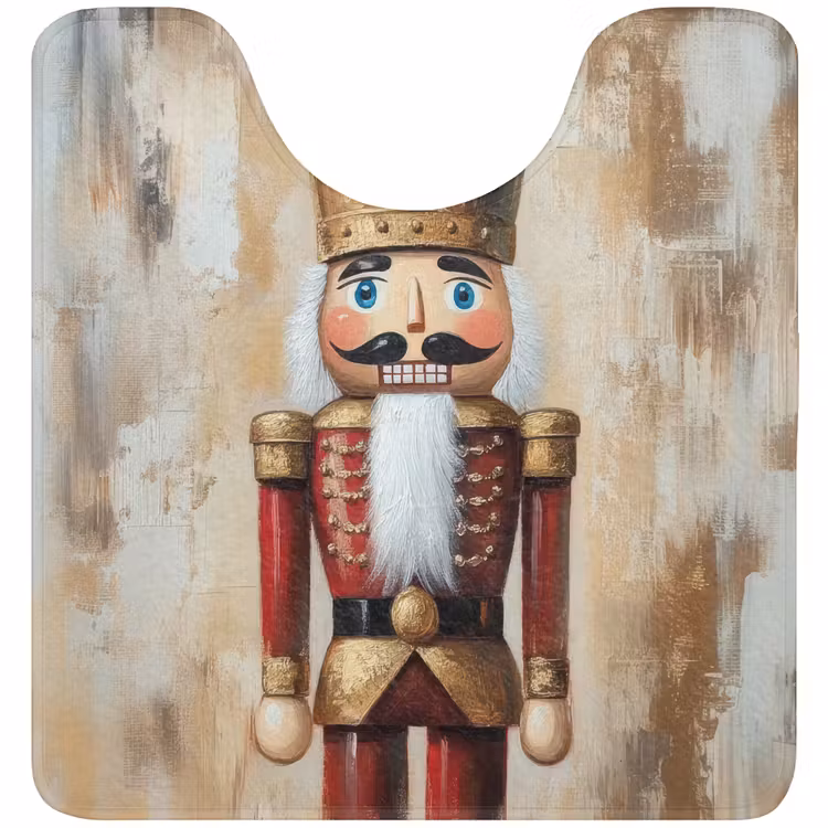 WC Mat - Kerst - Poppetje - Abstract — 1