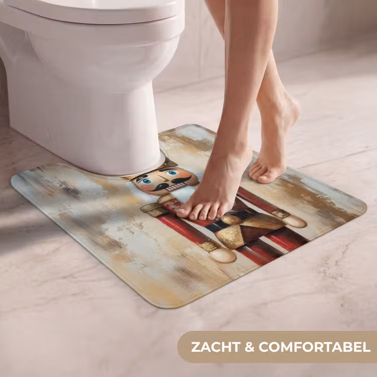 WC Mat - Kerst - Poppetje - Abstract — 5