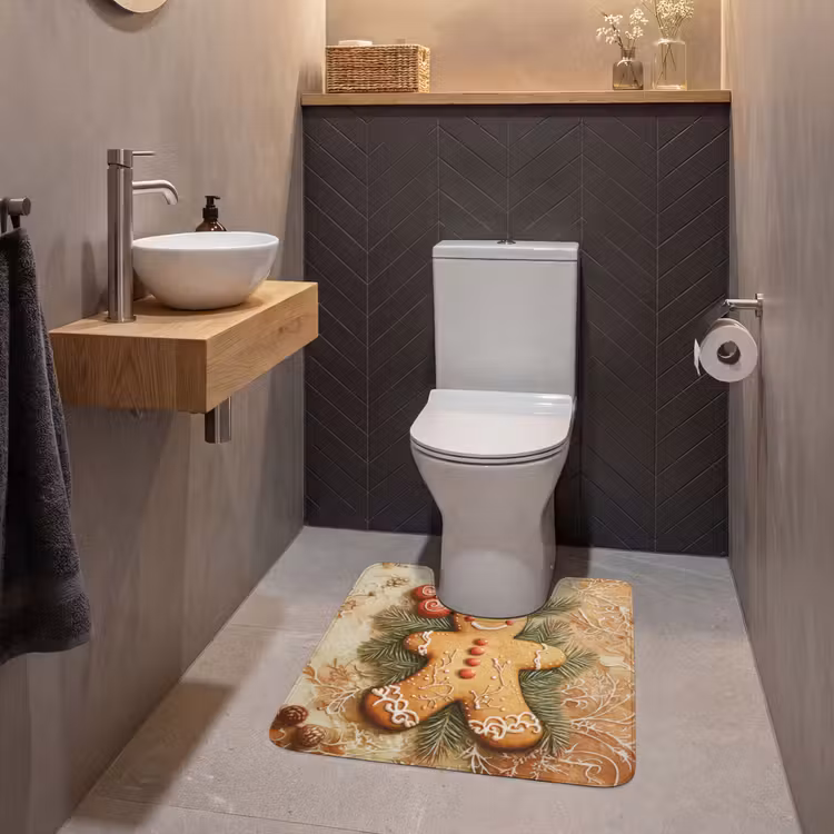WC Mat - Kerstmis - Koekje - Poppetje - Speculaas — 2