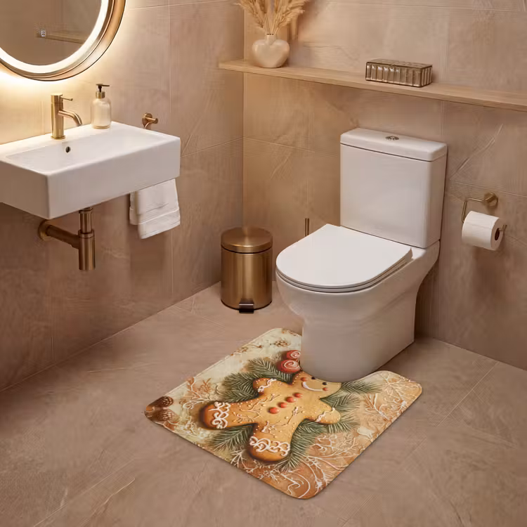 WC Mat - Kerstmis - Koekje - Poppetje - Speculaas — 3