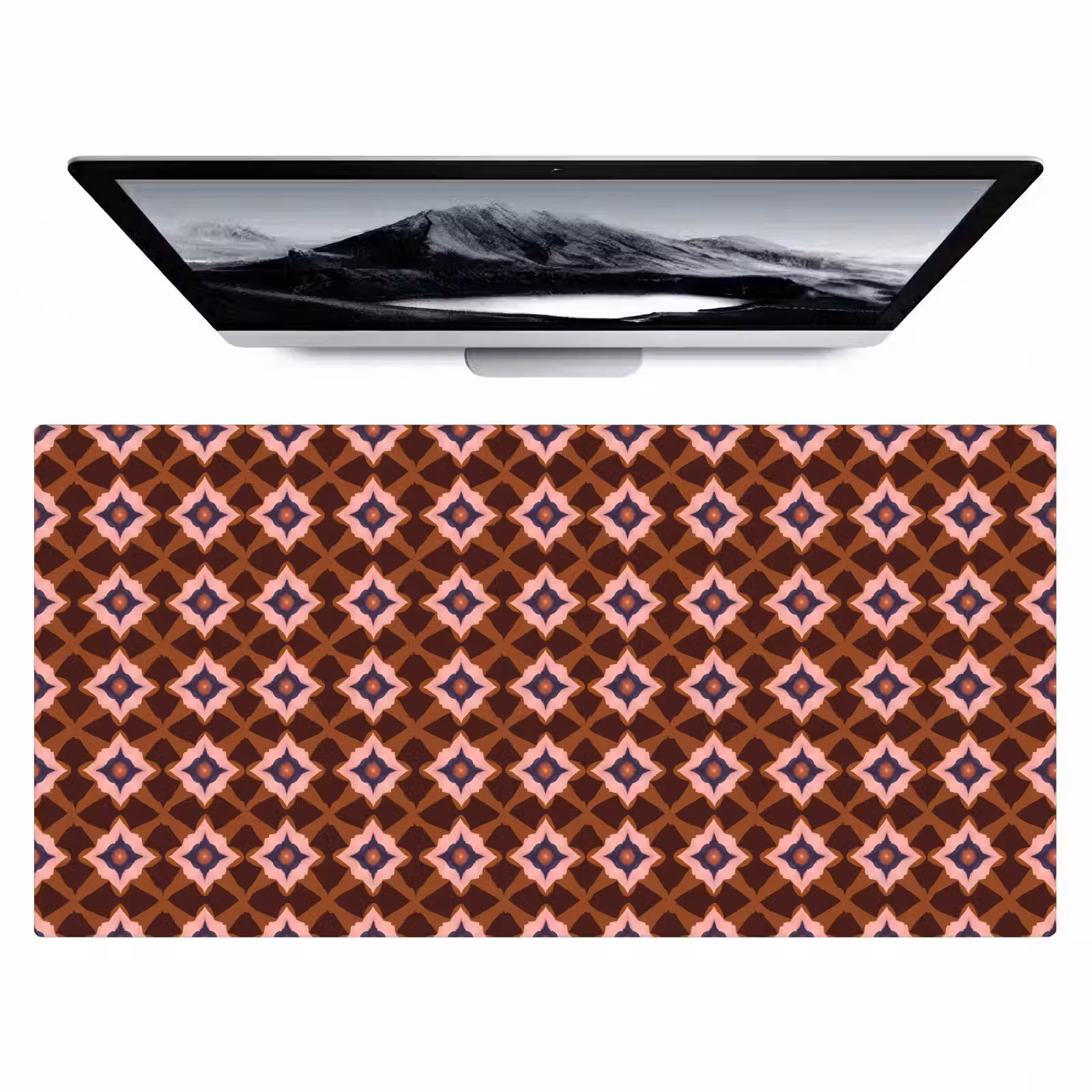 Bureau onderlegger - Geometrisch - Sierlijk - Bruin — 1