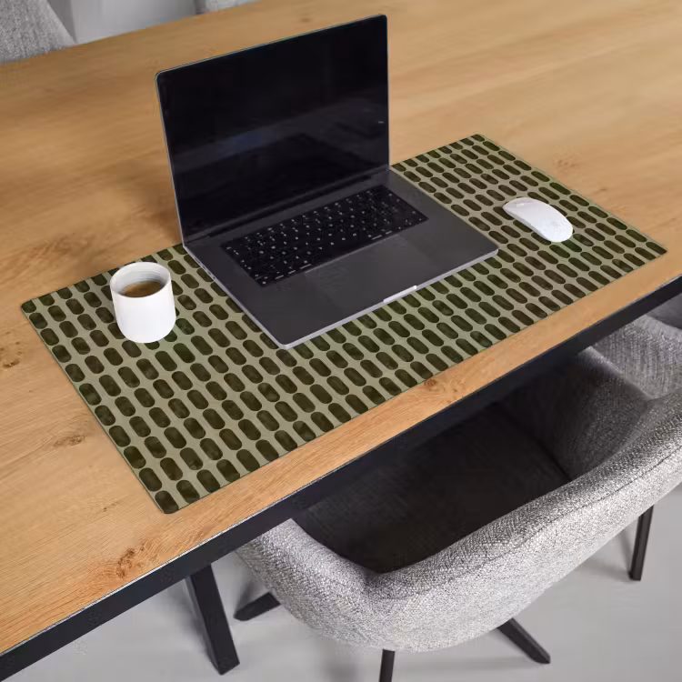 Bureau onderlegger - Ritmisch - Effect - Groen — 3