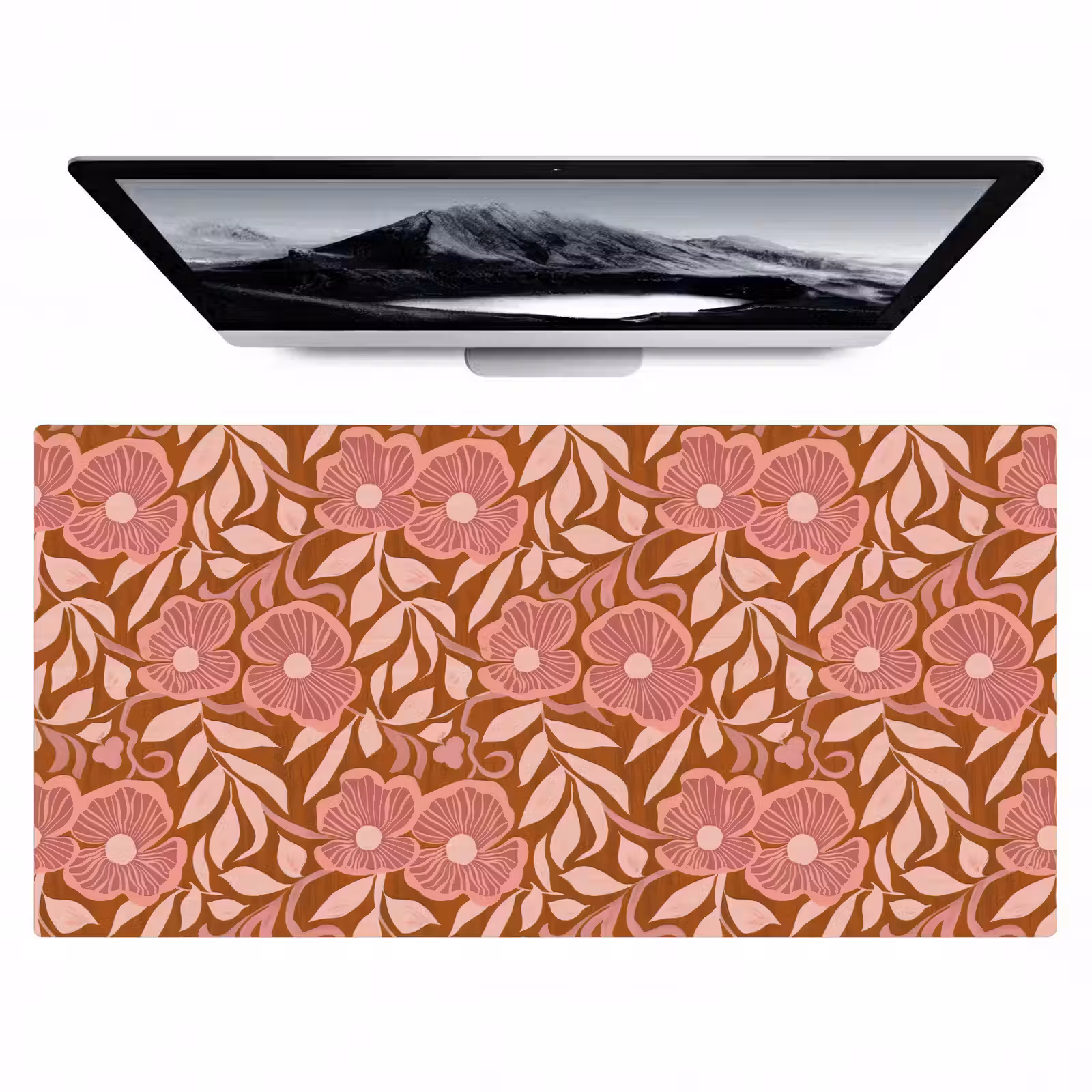 Bureau onderlegger - Sfeer - Bloemen - Roze — 1