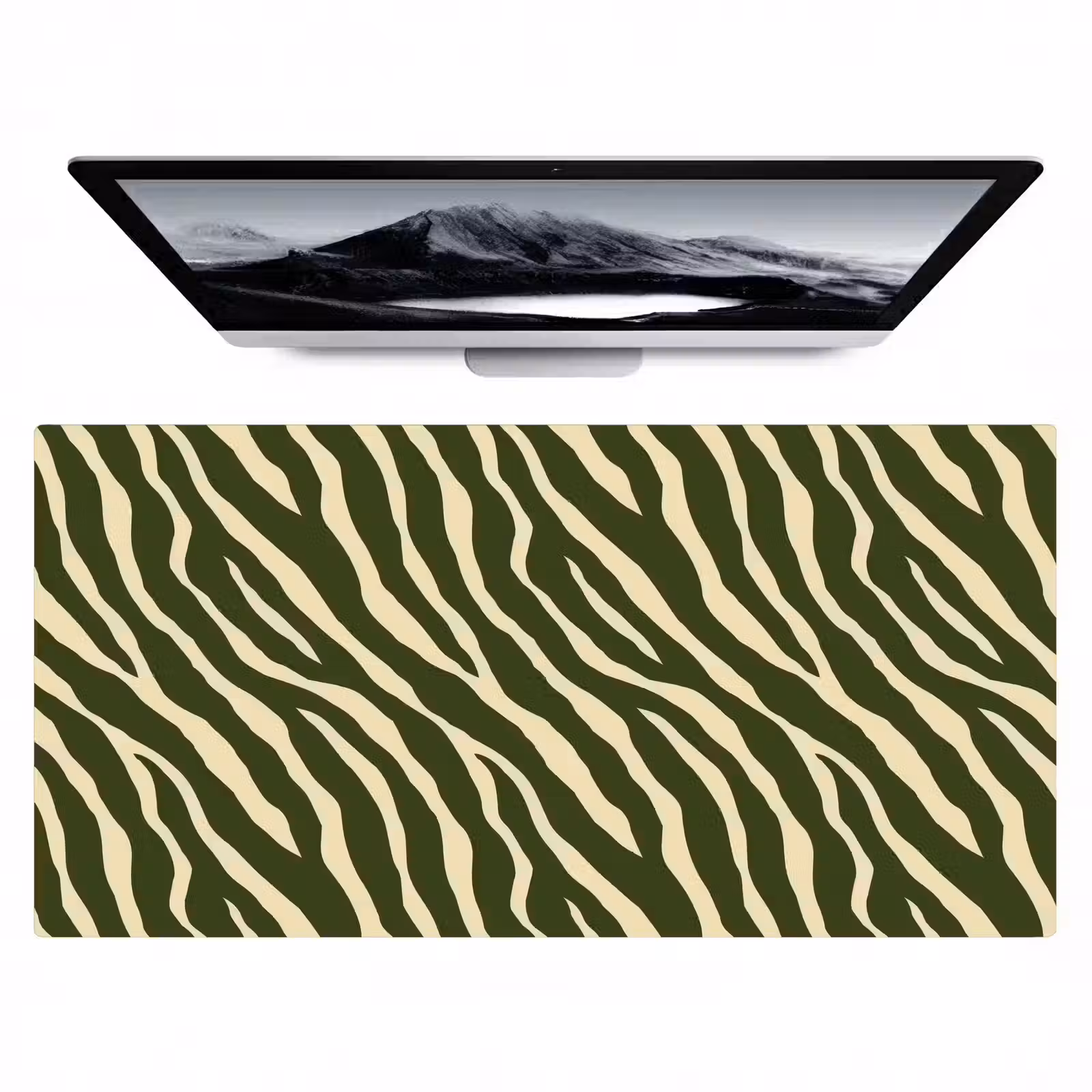Bureau onderlegger - Zebra - Patroon - Groen — 1