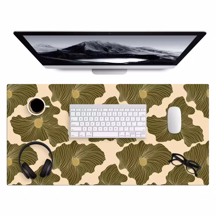 Bureau onderlegger - Modern - Abstract - Groen — 4