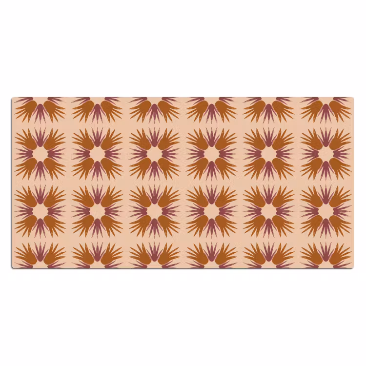 Bureau onderlegger - Ornament - Patroon - Oker — 2