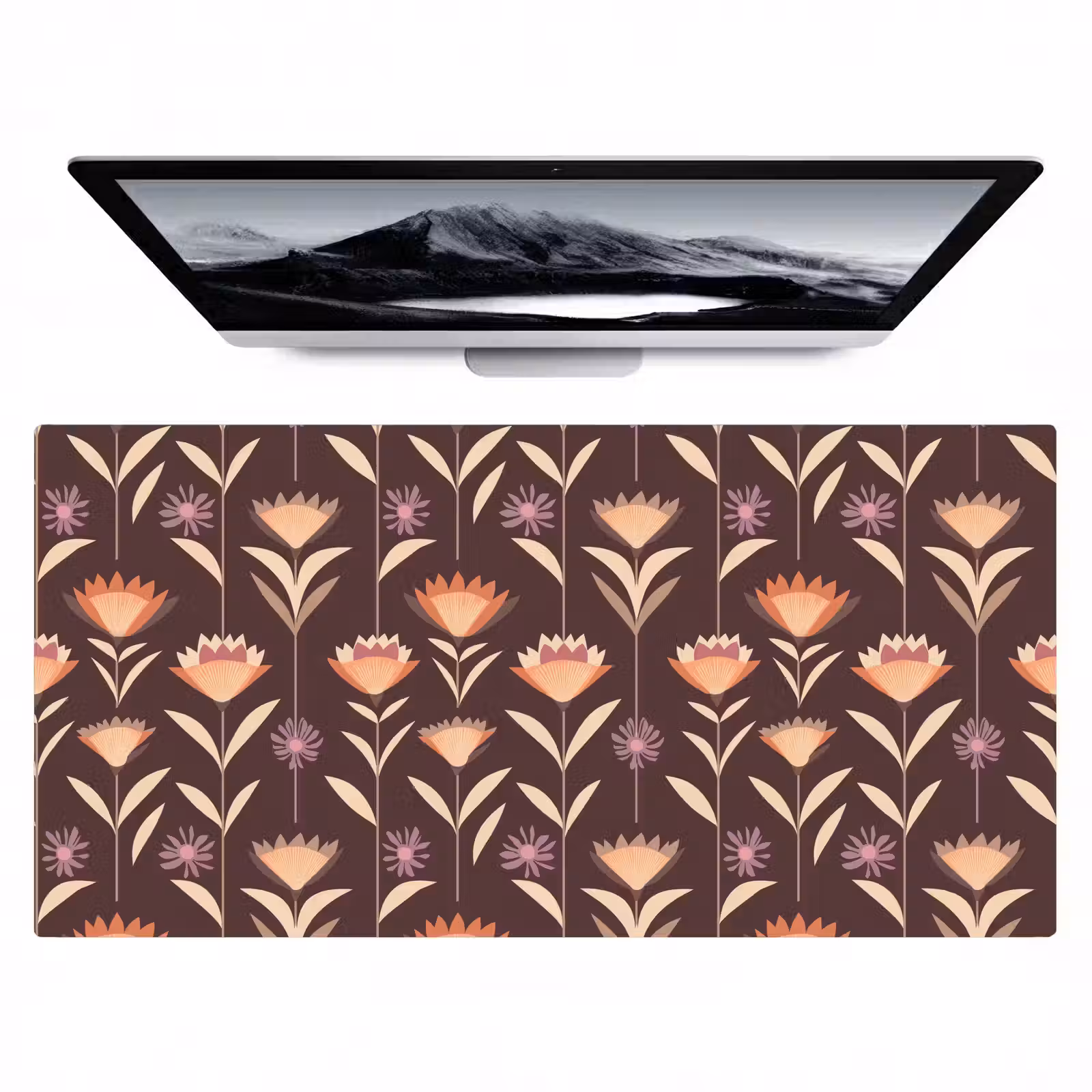 Bureau onderlegger - Elegant - Retro - Bruin — 1