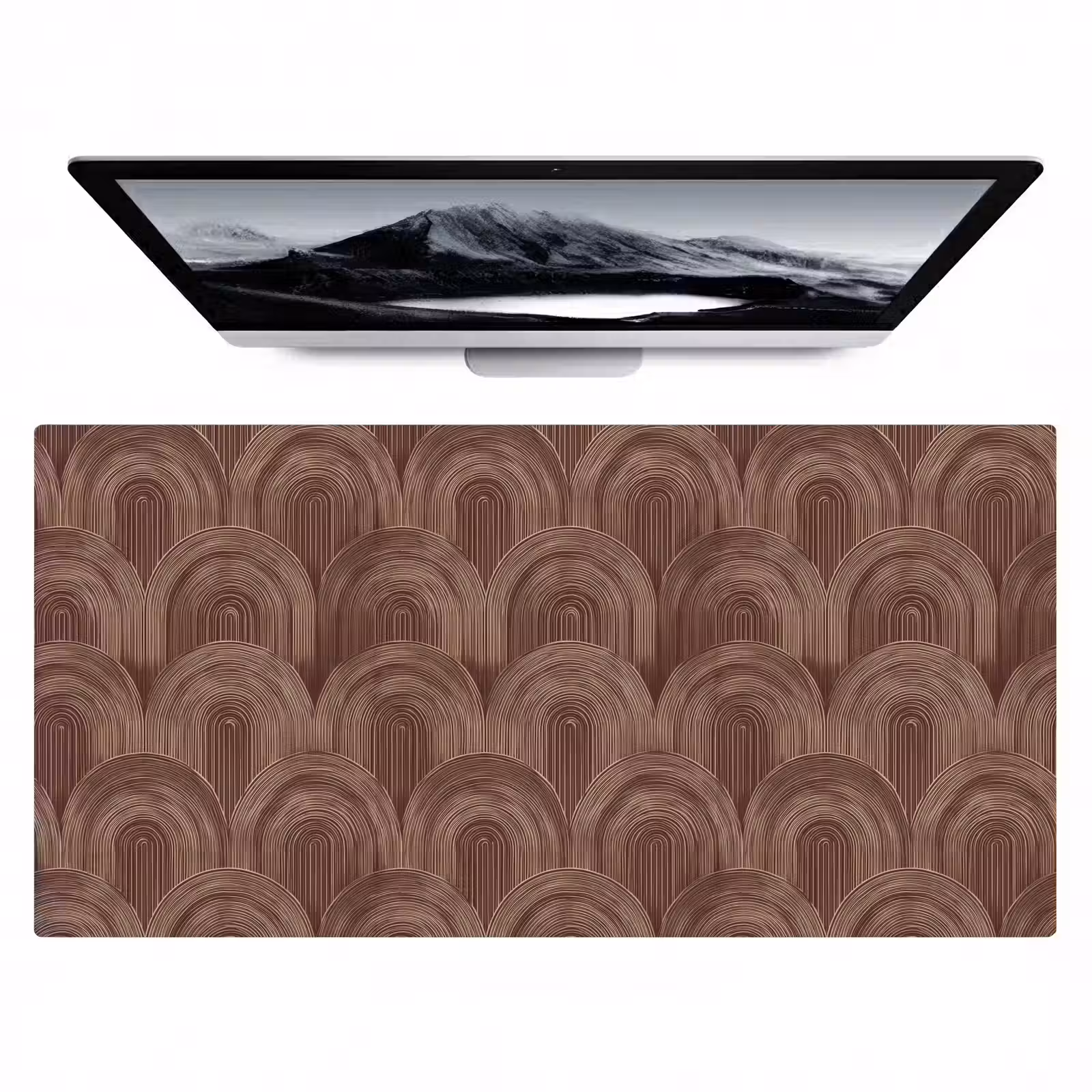 Bureau onderlegger - Ritmisch - Effect - Bruin — 1