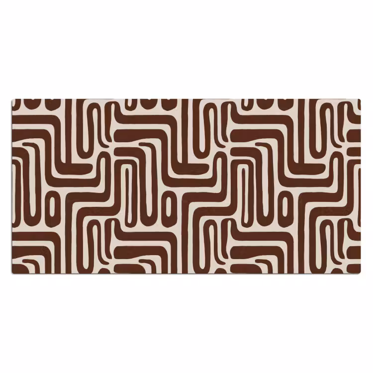 Bureau onderlegger - Abstract - Patroon - Bruin — 2
