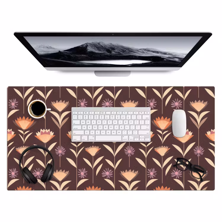 Bureau onderlegger - Elegant - Retro - Bruin — 4
