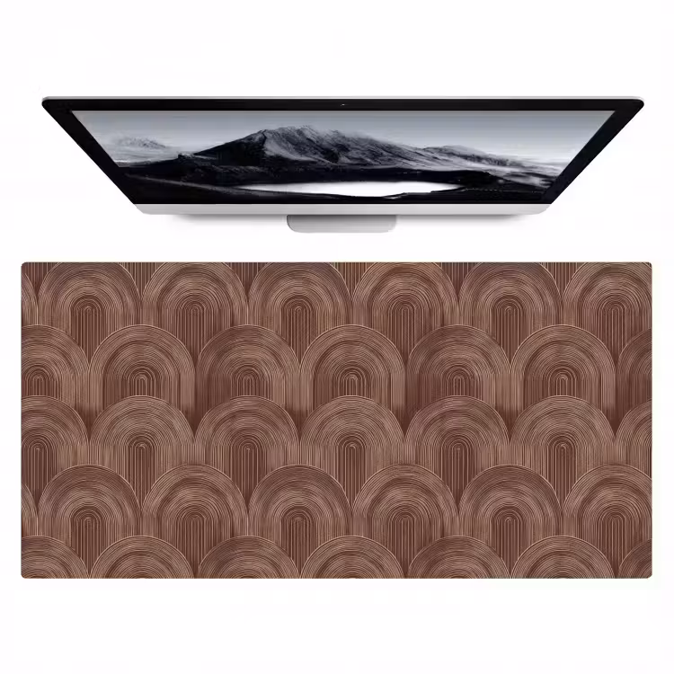Bureau onderlegger - Ritmisch - Effect - Bruin — 1