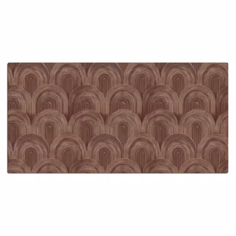 Bureau onderlegger - Ritmisch - Effect - Bruin — 2