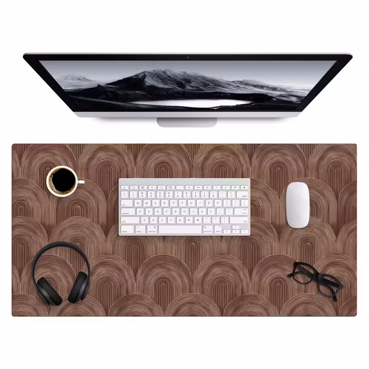 Bureau onderlegger - Ritmisch - Effect - Bruin — 4