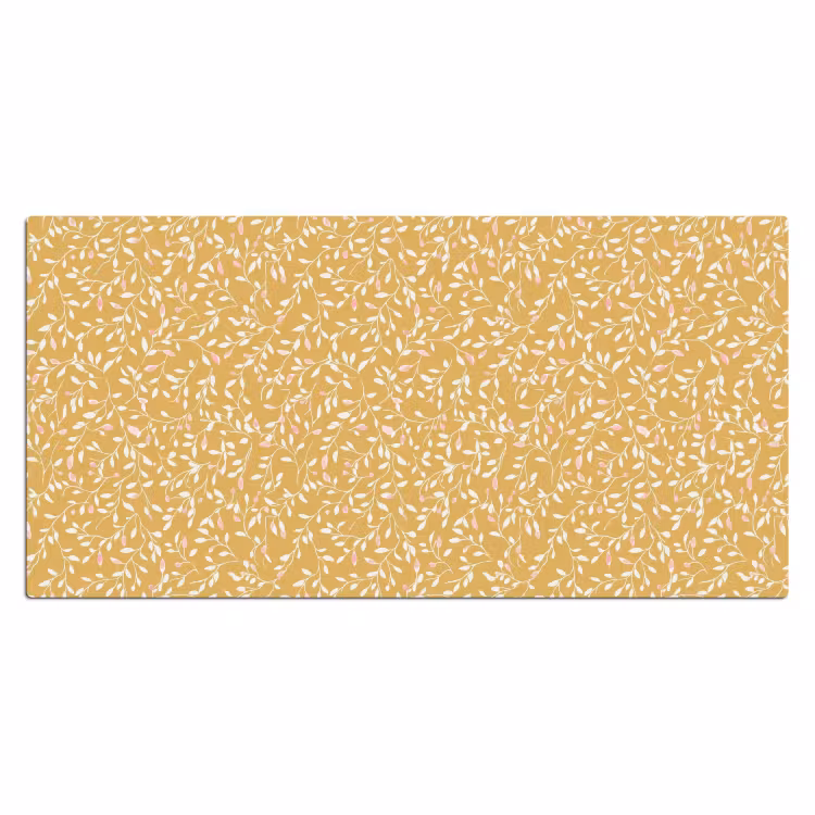 Bureau onderlegger - Takjes - Patroon - Oker — 2