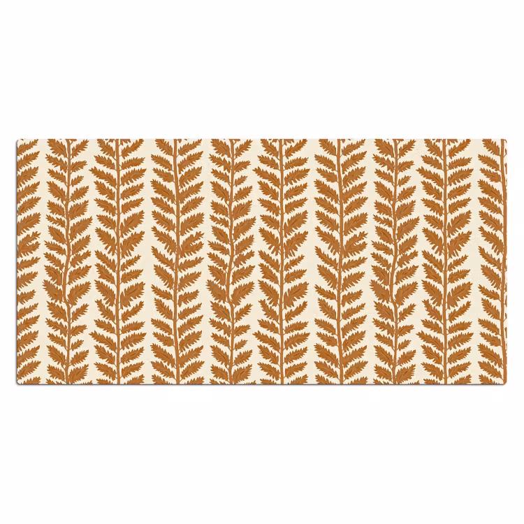 Bureau onderlegger - Textuur - Bladeren - Oker — 2